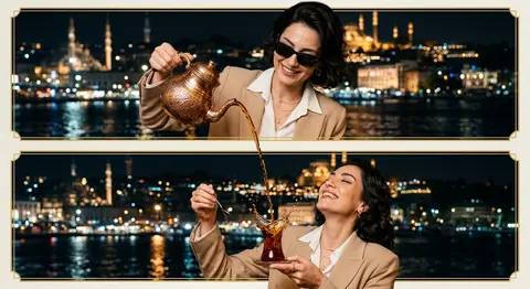 Ultra-realistic cinematic two-frame composition. In the top golden vintage frame - AI生成图片 3