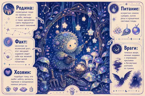 Детская инфографика в формате волшебного постера, выполненная как ризограф в дву - AI生成图片 2