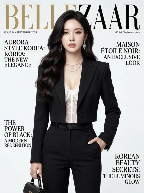 Using the provided reference image, create an ultra-realistic luxury fashion mag - AI生成图片 1