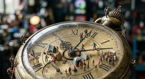 Create a hyper-realistic macro photograph of a miniature surreal world centered - AI生成图片 3