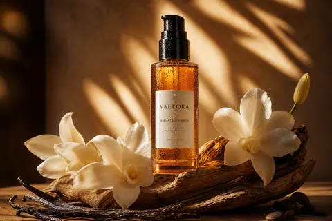 - Ultra-cinematic luxury skincare product photography of a translucent amber ser - AI生成图片 3