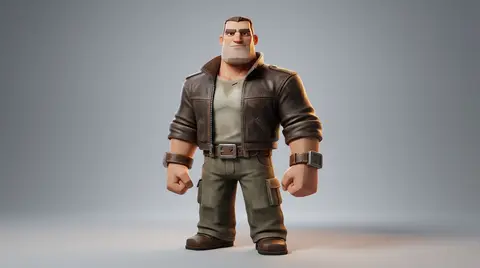 Transform the reference image into an ultra-premium stylized 3D animated feature - AI生成图片 2