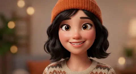 Create a high-quality 3D avatar of the person in the uploaded image with a cheer - AI生成图片 1