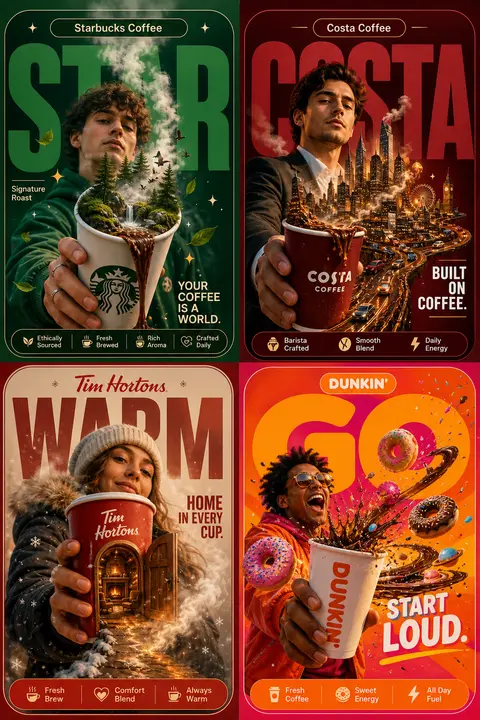 4:5 vertical premium poster, 8K, bold commercial layout × surreal realism 🧠 CO - AI生成图片 1