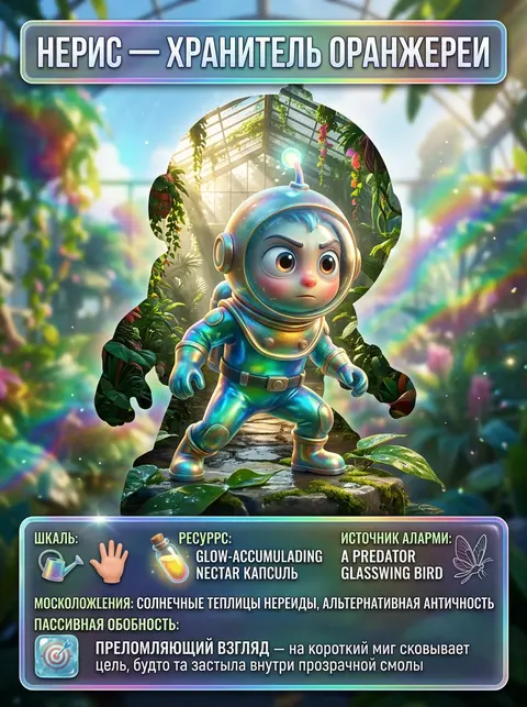 Карточка героя детской MOBA в стиле Pixar 3D: миниатюрный глубоководный ныряльщи - AI生成图片 2