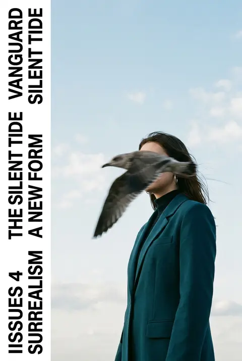 Editorial photography, a woman wearing a structured deep teal blazer standing ag - AI生成图片 3
