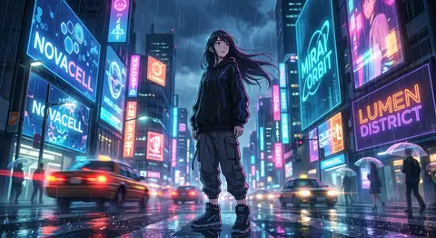 Create an ultra-detailed cinematic anime illustration in the style of a high-bud - AI生成图片 3