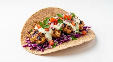 A meticulously styled commercial food photograph of a freshly assembled grilled - AI生成图片 2
