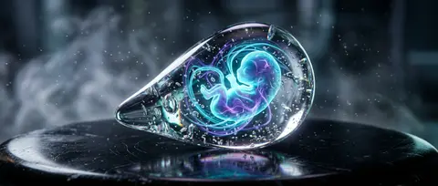 A mysterious alien seed resting on polished black obsidian, crafted entirely fro - AI生成图片 2