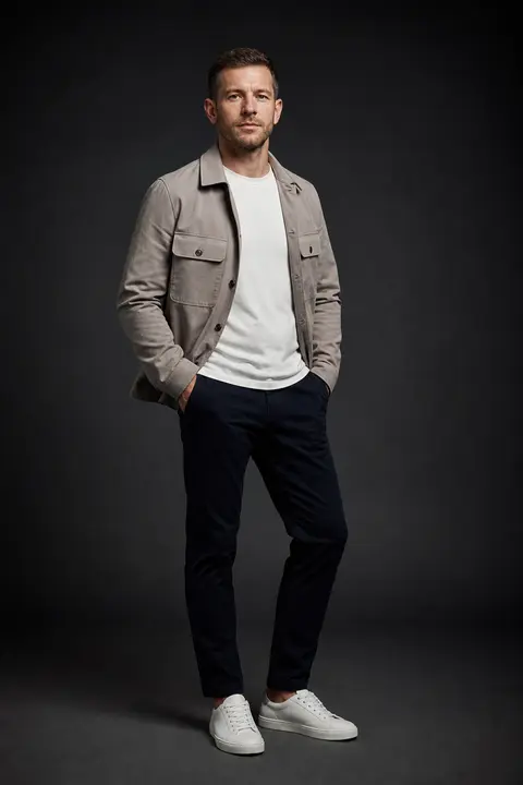 Photorealistic studio portrait of an average British man in his late 20s to earl - AI生成图片 2