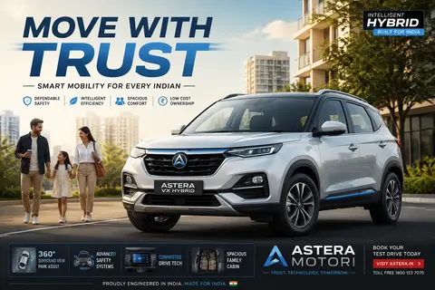 Create a world-class premium social media marketing poster for **Astera Motori I - AI生成图片 1