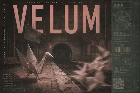 vertical poster composition, enigmatic editorial cover reimagined as a technical - AI生成图片 1