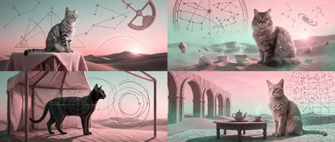 2x2 grid, 16:9 widescreen composition, four distinct panels featuring legendary - AI生成图片 3