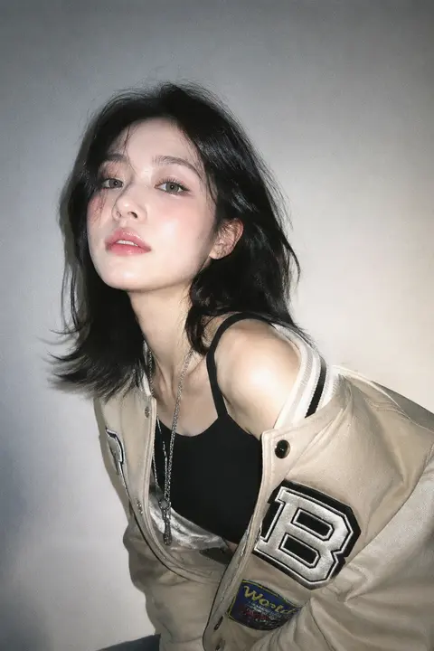 Hyper-photorealistic portrait of a fashionable young woman, ultra-detailed facia - AI生成图片 2