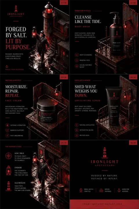 Isometric miniature scene of a jubilant lighthouse keeper splashing through a na - AI生成图片 2