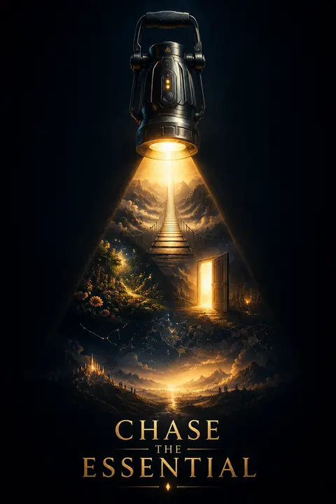Luxury vertical billboard design, 9:16 ratio. At the center, a high-end explorat - AI生成图片 2
