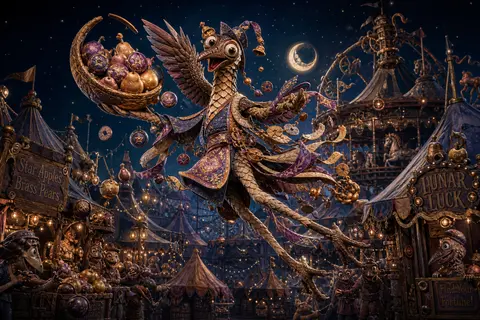 MOBA hero splash art of an exuberant anthropomorphic fruit vendor, a long-legged - AI生成图片 1