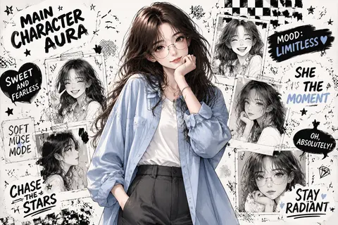 Ultra-realistic IMAX-scale streaming-platform cinematic anime-sketch collage pos - AI生成图片 3