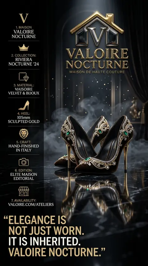 Create an ultra-premium luxury fashion advertisement poster for designer high he - AI生成图片 2