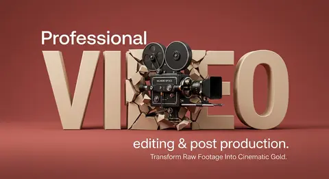A conceptual advertisement built on a seamless, finely textured matte red-taupe - AI生成图片 2