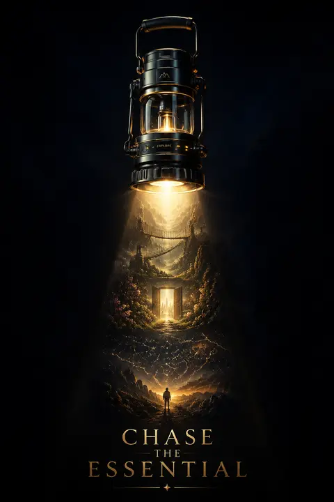 Luxury vertical billboard design, 9:16 ratio. At the center, a high-end explorat - AI生成图片 1
