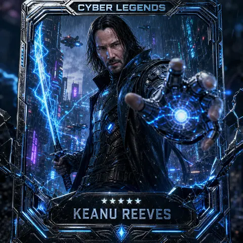 Ultra-detailed premium legendary trading card, luxury collector edition, futuris - AI生成图片 2