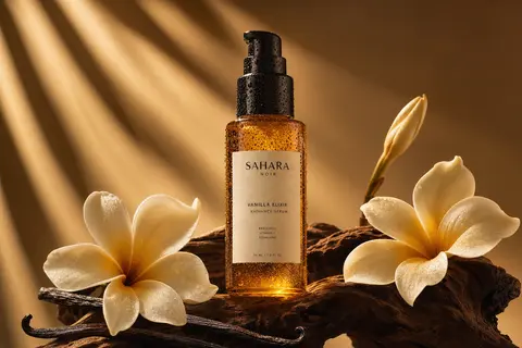 - Ultra-cinematic luxury skincare product photography of a translucent amber ser - AI生成图片 2