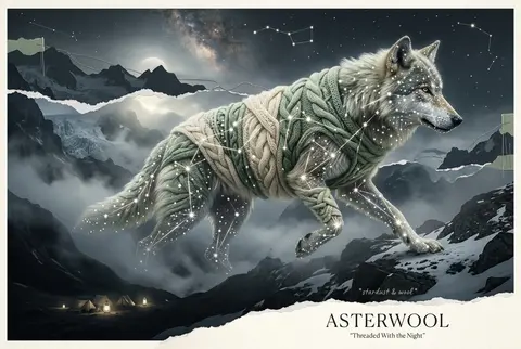 Monumental surrealist photo-collage poster for fictional luxury alpine atelier “ - AI生成图片 1
