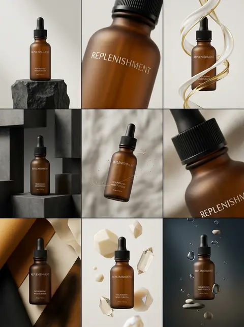 Create a 3×3 campaign grid in a 3:4 aspect ratio centered on the uploaded luxury - AI生成图片 2
