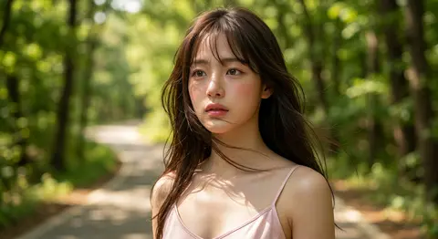 Ultra-realistic cinematic beauty portrait of Minji Haneul, an original fictional - AI生成图片 3