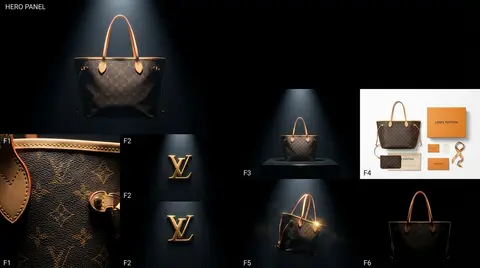 CORE OBJECTIVE: Create a professional 8k cinematic luxury editorial based on Lou - AI生成图片 3
