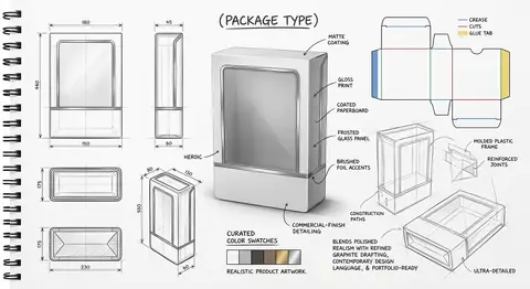 Using the attached image, create an illustration sheet of professional industria - AI生成图片 2
