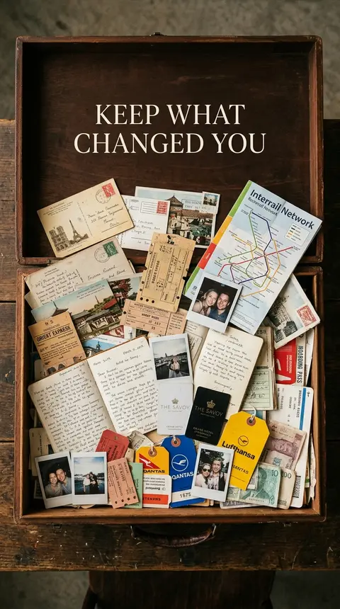 A premium 9:16 travel advertising poster featuring an heirloom voyage keepsake b - AI生成图片 3