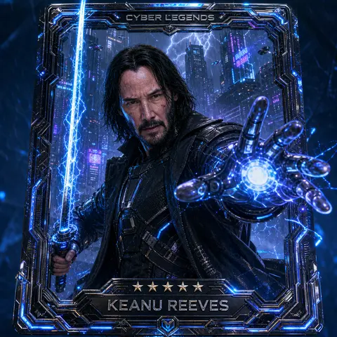 Ultra-detailed premium legendary trading card, luxury collector edition, futuris - AI生成图片 1