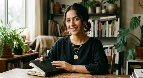 Retrato de **Marisol Vega del Sol**, una creativa latinoamericana de unos 27 año - AI生成图片 1