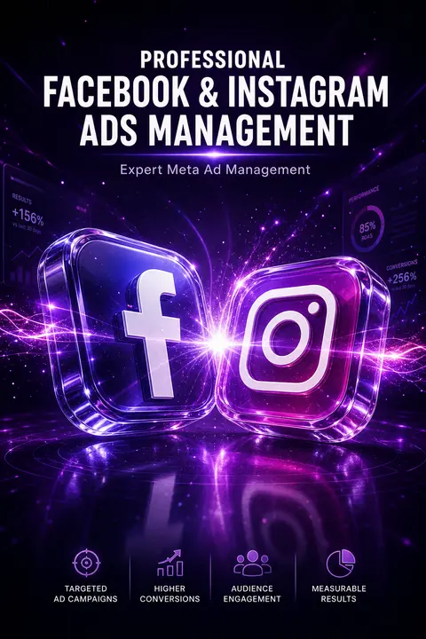 A cinematic, premium 3D rendered promotional graphic on a deep dark purple to bl - AI生成图片 2