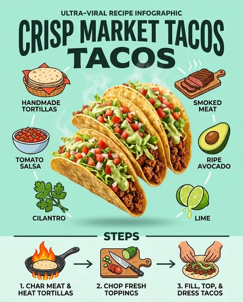 Ultra-viral recipe infographic with a bold editorial food-poster aesthetic. Show - AI生成图片 1
