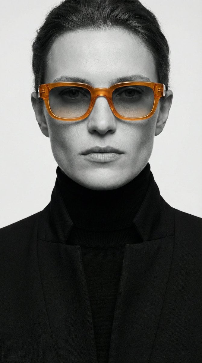 A studio-style close-up editorial portrait of a person with strong, well-defined - AI生成图片 2