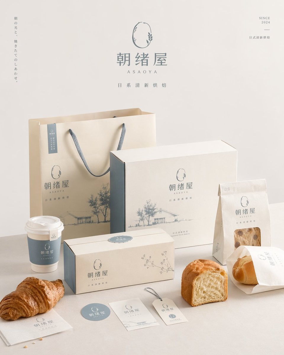 请为品牌[品牌名称]、类目为[品牌类目]创作一张高审美、高完成度的「品牌包装系统展示图」。这不是普通电商白底图，也不是单一产品图，而是一张具有品牌提案感、视觉识 - AI生成图片 3