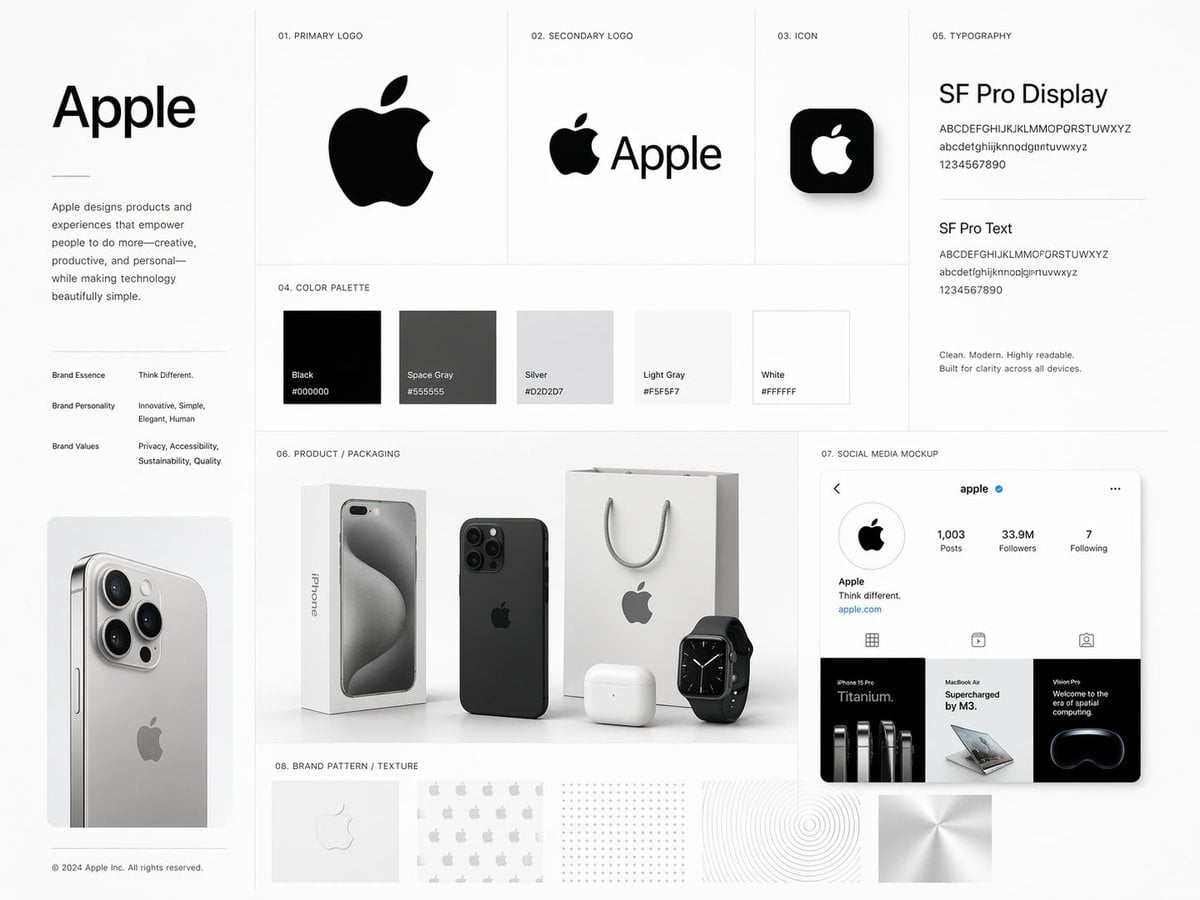 Create a premium brand kit board for [BRAND NAME], presented like a professional - AI生成图片 4