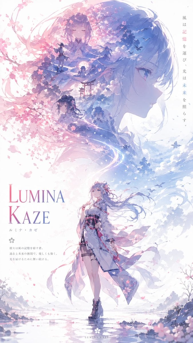 A character promotional poster titled “INPUT NAME”, designed in a cinematic vert - AI生成图片 2