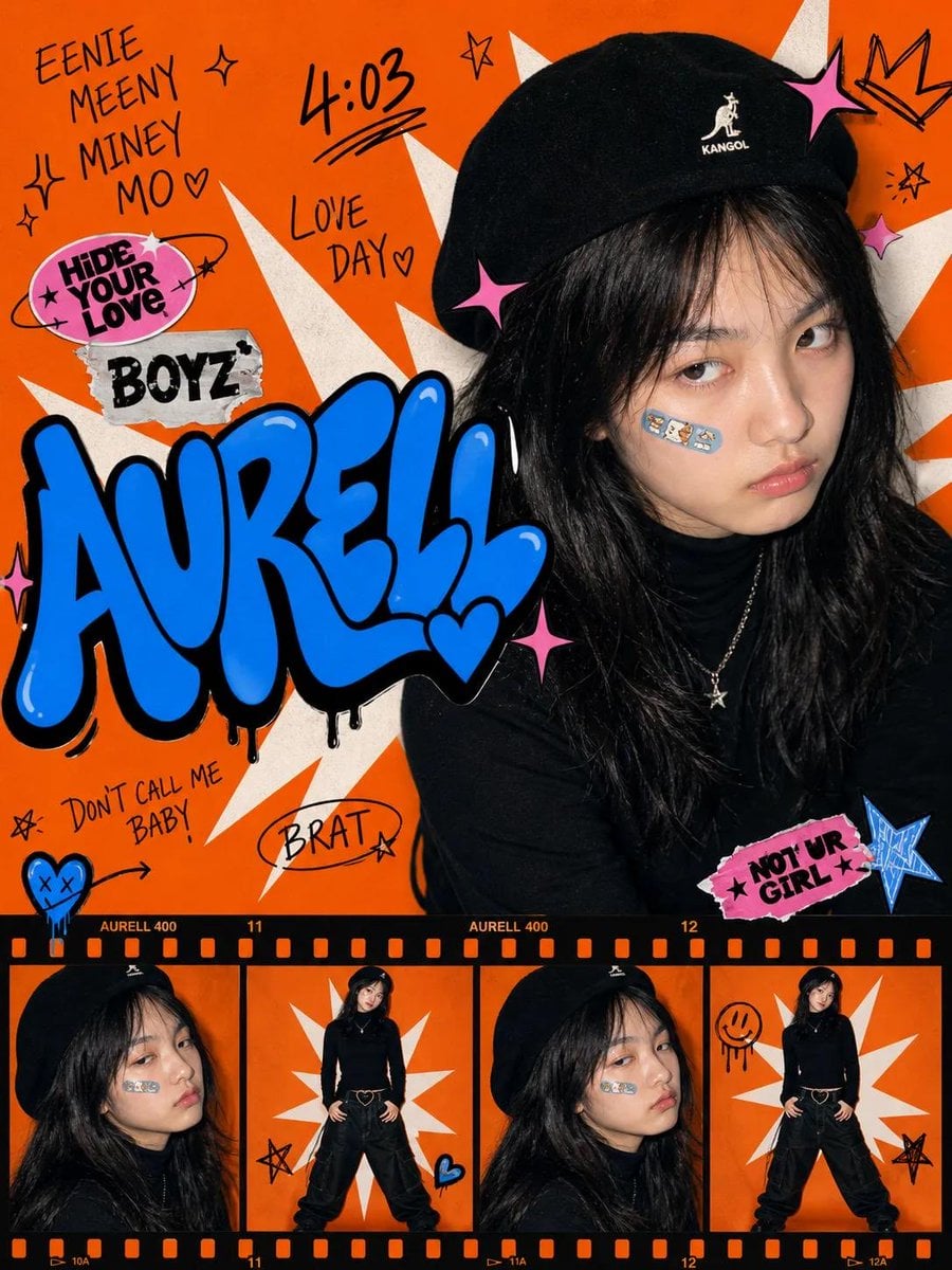 Create a bold Y2K pop-street editorial collage featuring a young person as the c - AI生成图片 3