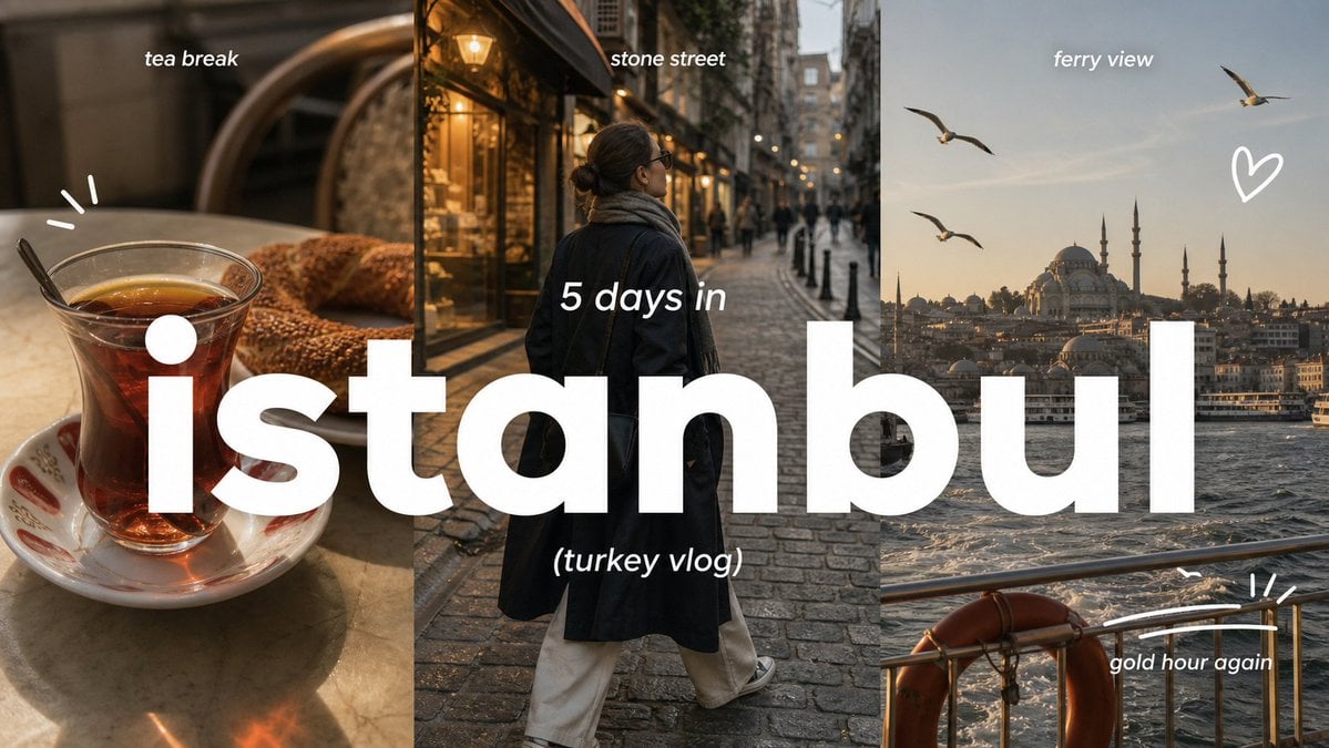 Create a 9:16 image in the "Clean Triptych Travel Vlog Thumbnail" style. Subjec - AI生成图片 3