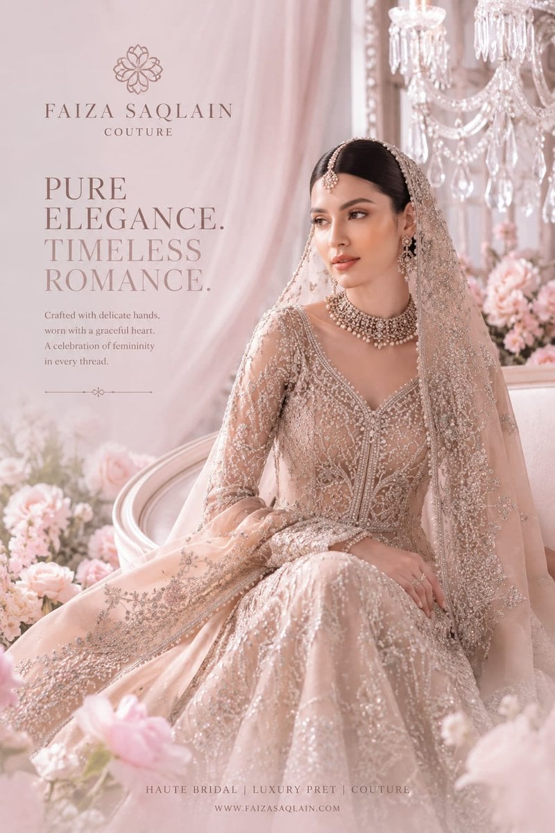 Luxury haute couture bridal fashion campaign inspired by elite Vogue, Dior, Saby - AI生成图片 2