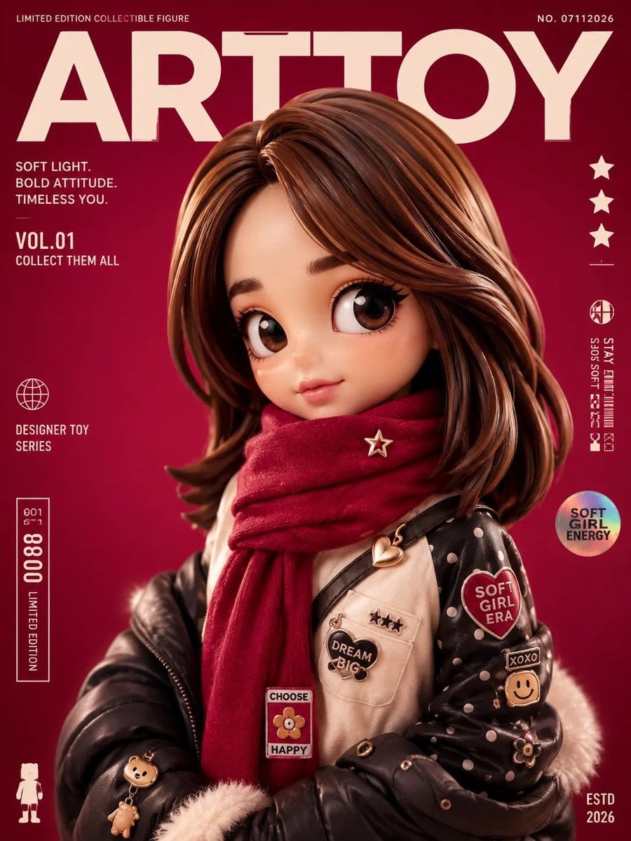 Transform the input image into a premium designer collectible-art toy aesthetic. - AI生成图片 2