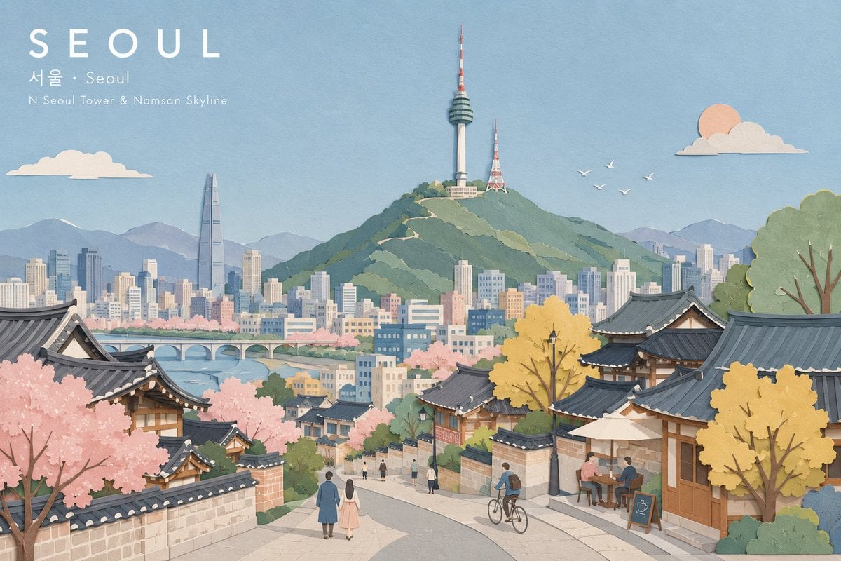 Create a refined wide landscape illustration of [City Subject], naturally featur - AI生成图片 2