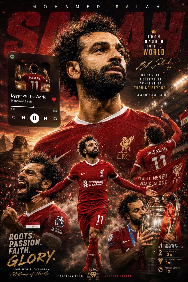 Create an ultra-realistic 8K football legend wallpaper in a premium Spotify × Ap - AI生成图片 3