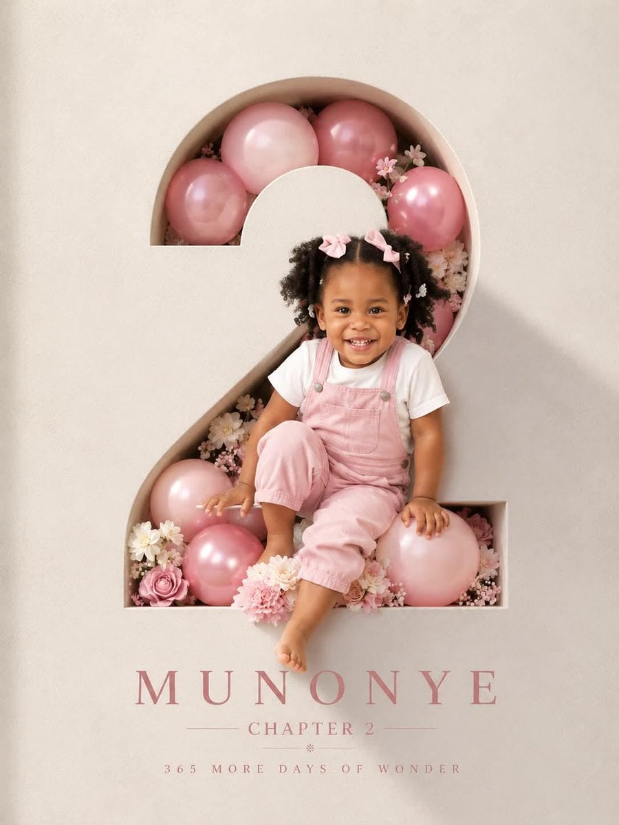 Professional luxury birthday poster, 3:4 ratio. Entire fr...