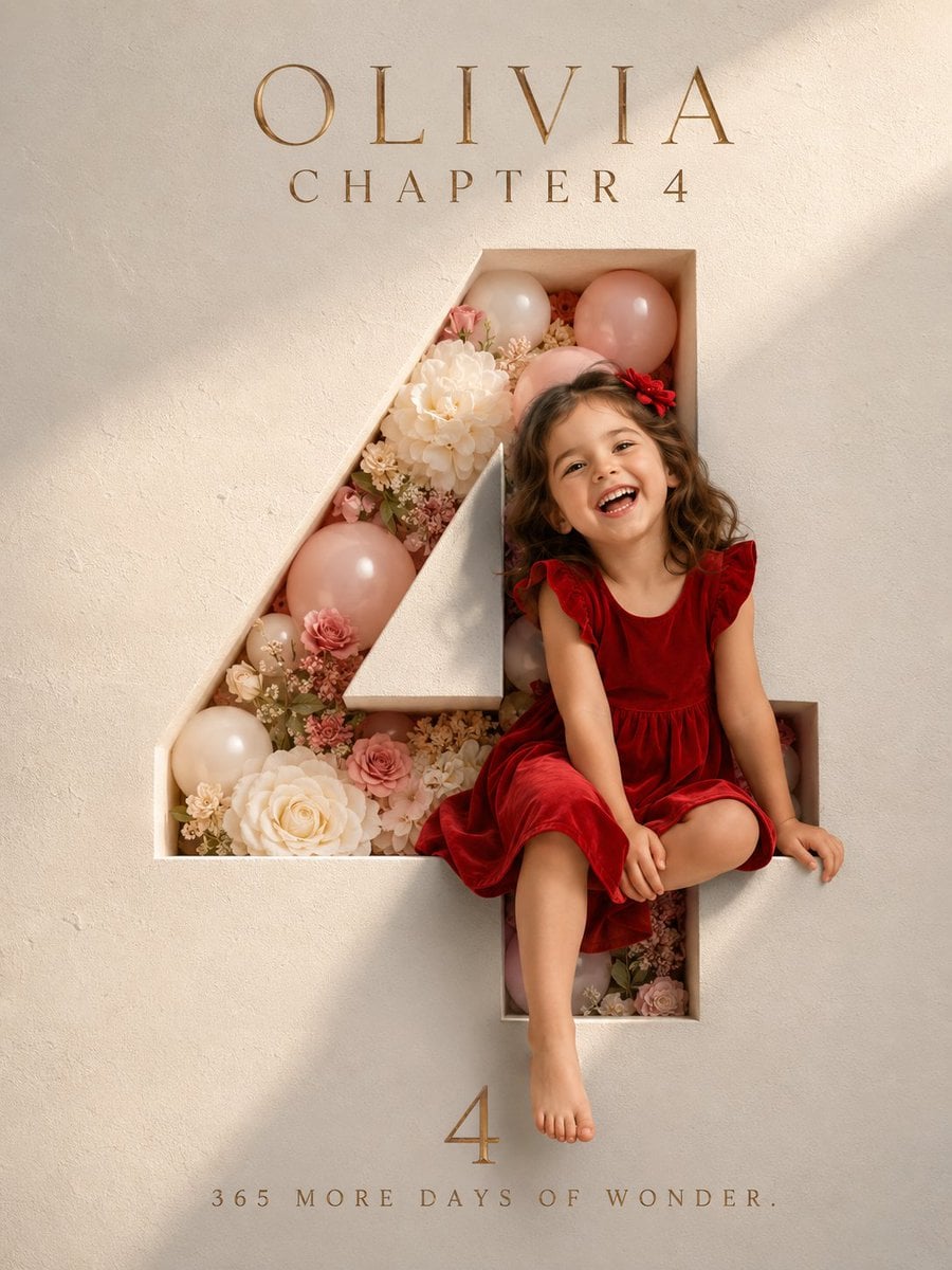 Professional luxury birthday poster, 3:4 portrait composition, ultra high-end st - AI生成图片 3
