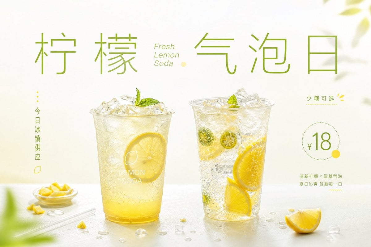 围绕[主题对象]生成一张明亮清透的商业信息视觉：上方保留大面积呼吸空间，中心以极大的中文主题字作为第一视觉，字距疏朗、笔画克制，少量外文或副标嵌入主标题之间形成 - AI生成图片 3
